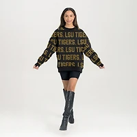 Sweat-shirt noir Gameday Couture pour femme LSU Tigers Hype Era