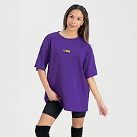 Women's Gameday Couture Purple LSU Tigers Oversized Back at Ya T-Shirt