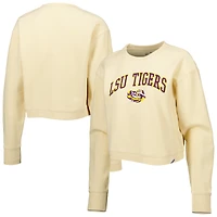 Sweat League Collegiate Wear crème LSU Tigers Classic Campus Corded Timber pour femme
