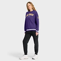 Women's Nike Purple LSU Tigers Oversized Legacy Phoenix Sweatshirt