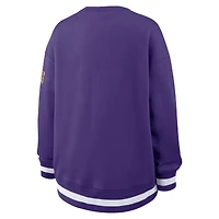 Women's Nike Purple LSU Tigers Oversized Legacy Phoenix Sweatshirt