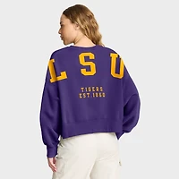 Sweat-shirt oversize Nike LSU Tigers Phoenix violet pour femme