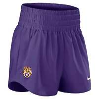 Women's Nike Purple LSU Tigers Performance One Dri-FIT High-Rise Shorts