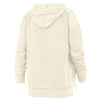 Women's Pressbox  Cream LSU Tigers Marni Pullover Hoodie