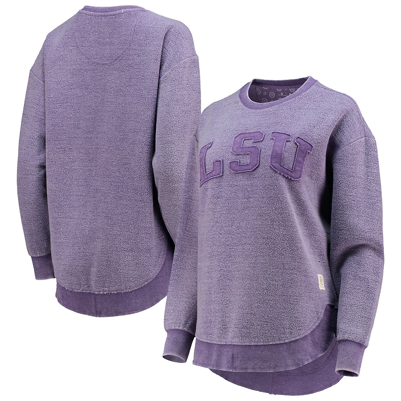 Pull-over violet LSU Tigers de Pressbox pour femmes