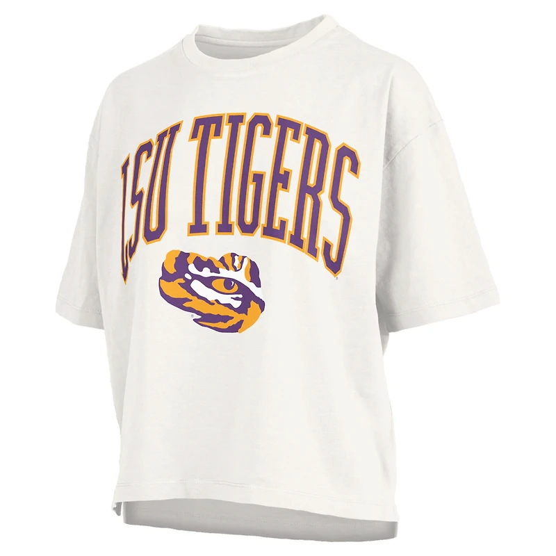 T-shirt blanc Pressbox Nelson pour femme des Tigers de LSU