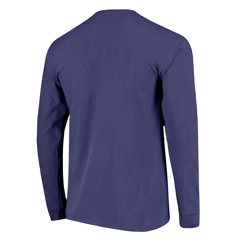 T-shirt à manches longues pour femmes LSU Tigers, violet, motif Noël, couleurs confortables