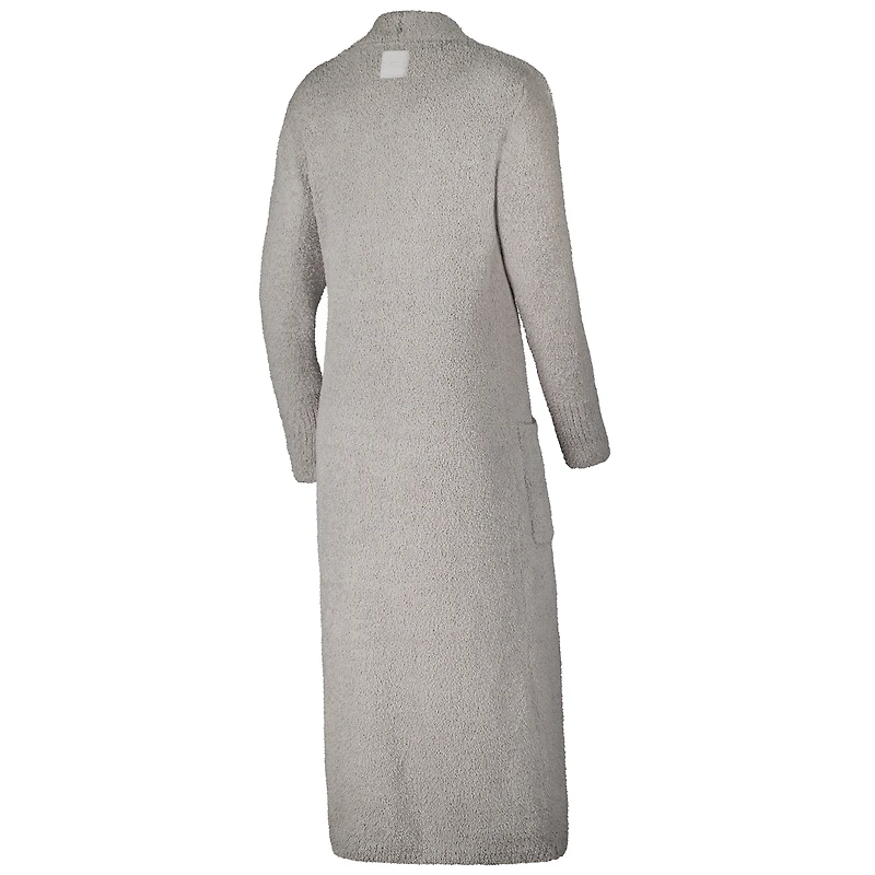 Ensemble débardeur en tricot pelucheux trois pièces pour femme avec pantalon de jogging et cardigan LSU Tigers Tan