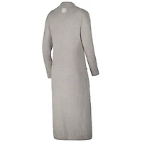 Ensemble débardeur en tricot pelucheux trois pièces pour femme avec pantalon de jogging et cardigan LSU Tigers Tan