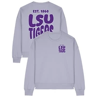 Sweat-shirt Uscape Apparel pour femmes, violet, motif nuage LSU Tigers