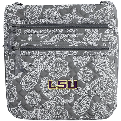 Vera Bradley LSU Tigers Iconic Triple-Zip Bandana Hipster Crossbody Purse