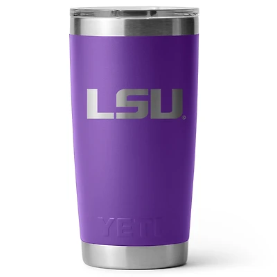 YETI LSU Tigers 20oz. Rambler Tumbler with Magslider Lid