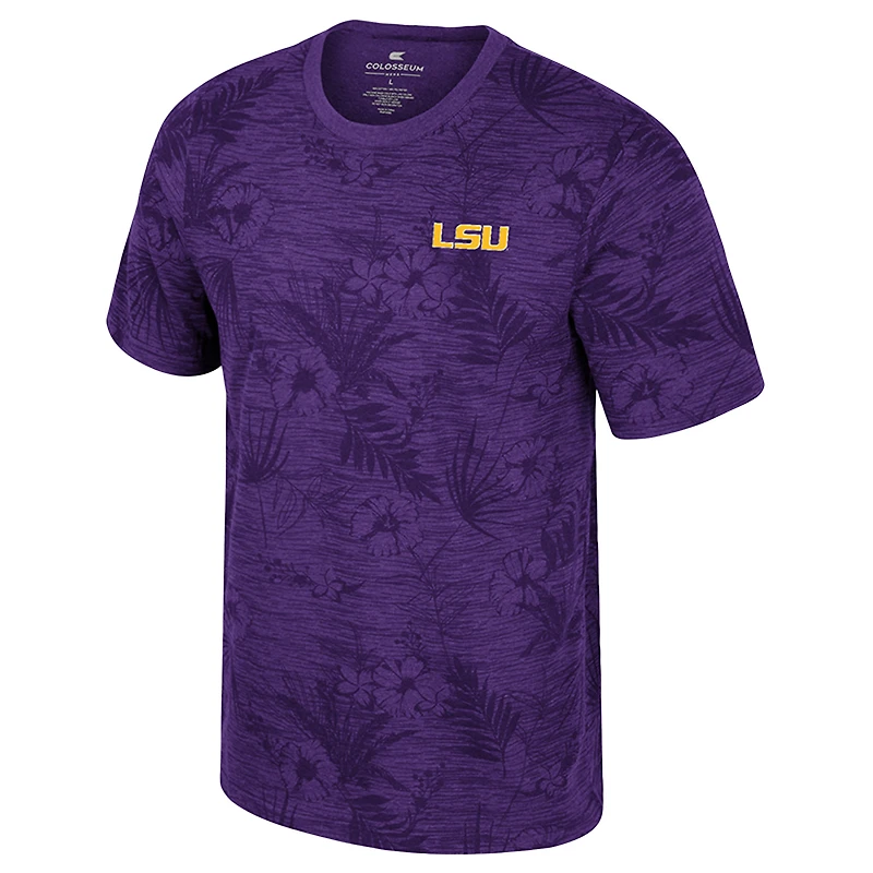 Youth Colosseum  Purple LSU Tigers Fern T-Shirt
