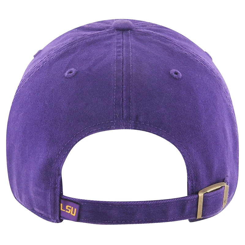Youth '47 Purple LSU Tigers Clean Up Adjustable Hat