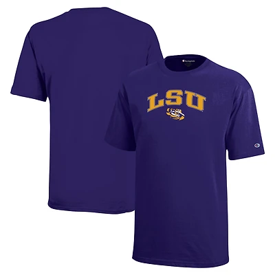 T-shirt violet LSU Tigers Arch Over Logo pour jeunes champions