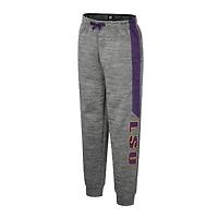 Youth Colosseum Heather Gray LSU Tigers Fleece Pants