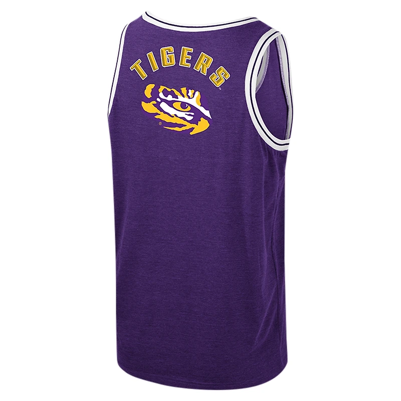 Youth Colosseum Purple LSU Tigers Shooting Tank Top