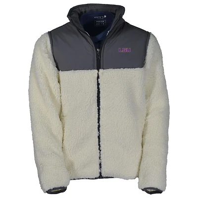 Youth Garb Charcoal LSU Tigers Teddy Sherpa Jacket