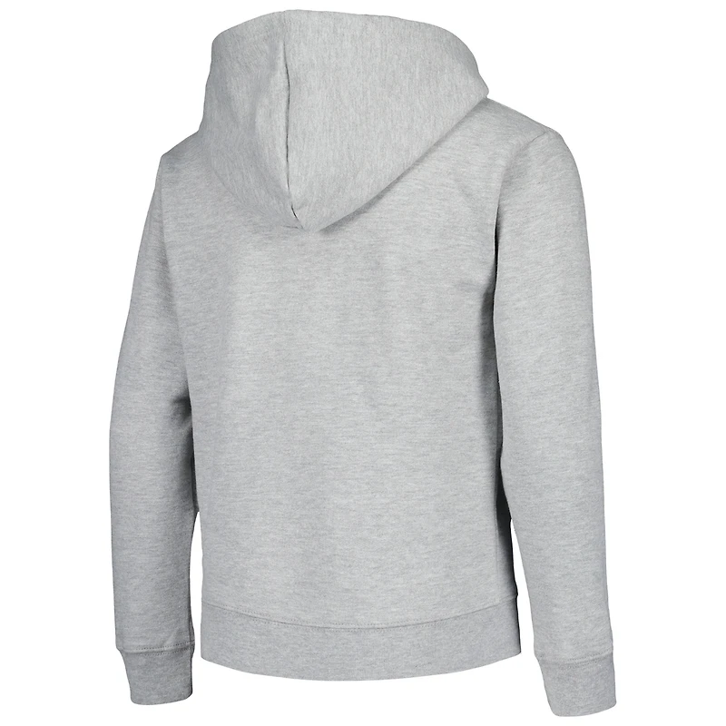 Youth League Collegiate Wear Sweat à capuche entièrement zippé LSU Tigers gris chiné