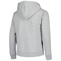Youth League Collegiate Wear Sweat à capuche entièrement zippé LSU Tigers gris chiné
