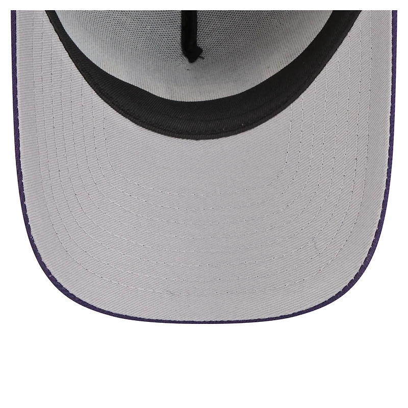 Youth New Era Purple LSU Tigers 9FORTY A-Frame Adjustable Hat