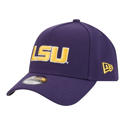 Casquette ajustable New Era LSU Tigers 9FORTY A-Frame violette pour jeunes