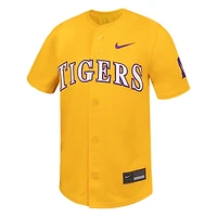 Maillot de baseball Nike Gold LSU Tigers Limited pour jeunes