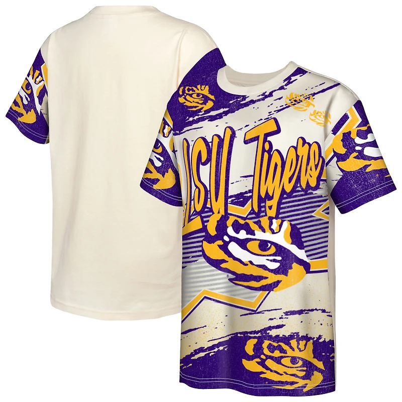T-shirt crème Outerstuff pour jeunes, motif « Make Noise » des Tigers de LSU