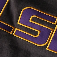 Youth Stadium Athletic Charcoal LSU Tigers Big Logo Pullover Hoodie