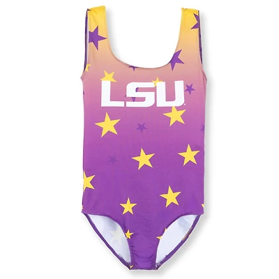 Youth ZooZatz Purple LSU Tigers Dance Leotard