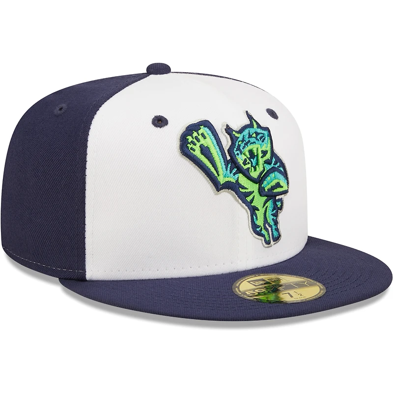 Casquette ajustée New Era bleu marine Lynchburg Hillcats Authentic Collection Team 59FIFTY pour homme