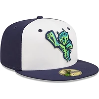 Casquette ajustée New Era bleu marine Lynchburg Hillcats Authentic Collection Team 59FIFTY pour homme