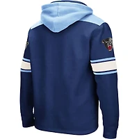 Sweat à capuche lacets Colosseum Navy Maine Black Bears 2.0 pour hommes
