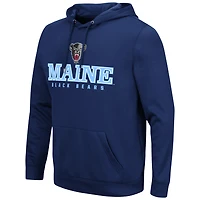 Men's Colosseum Navy Maine Black Bears Lantern Pullover Hoodie