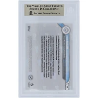 Erling Haaland Manchester City 2024-25 Topps maintenant le joueur le plus rapide à atteindre 50 buts 26.11.24 #50 BGS Carte authentifiée 9.5