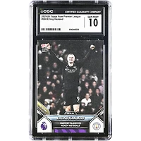 Erling Haaland Manchester City 2025-26 Topps Now Premier League Fastest Player to Reach 100 Goals #68 CGC Authenticated 10 Card