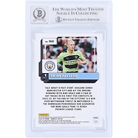 Carte authentifiée par Erling Haaland (Manchester City) - Saison 2022-2023 - Panini Donruss n° 160 - Authentifiée par Beckett Fanatics Witnessed - 10