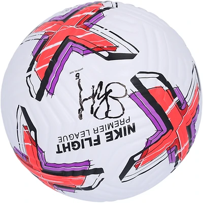 Ballon de match Nike officiel de la Premier League 2022-23 autographié par Erling Haaland à Manchester City
