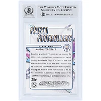 Erling Haaland Manchester City Autographed 2022-23 Topps Finest UEFA Prized Footballers #PF-15 Beckett Fanatics Witnessed Authenticated 10 Card