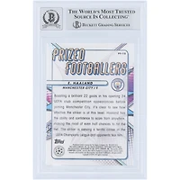 Erling Haaland Manchester City Autographed 2022-23 Topps Finest UEFA Prized Footballers #PF-15 Beckett Fanatics Witnessed Authenticated 9/10 Card