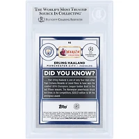 Erling Haaland Manchester City Autographed 2022-23 Topps Merlin UEFA #92 Beckett Fanatics Witnessed Authenticated Card