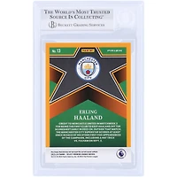 Erling Haaland Manchester City Autographed 2023-24 Panini Select Stars #13 Beckett Fanatics Witnessed Authenticated Card