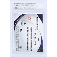 Carte authentifiée par Erling Haaland (Manchester City) - Saison 2023-2024 Topps Chrome UEFA Starball Debuts #SD-3 - Authentifiée par Beckett Fanatics Witnessed