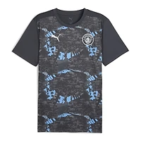 Maillot d'entraînement pré-match Puma bleu marine Manchester City 2024/25 pour homme