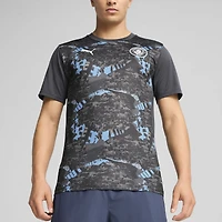 Maillot d'entraînement pré-match Puma bleu marine Manchester City 2024/25 pour homme