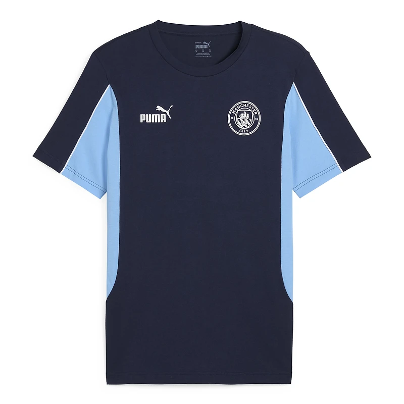 T-shirt Puma bleu marine Manchester City ftblARCHIVE pour homme