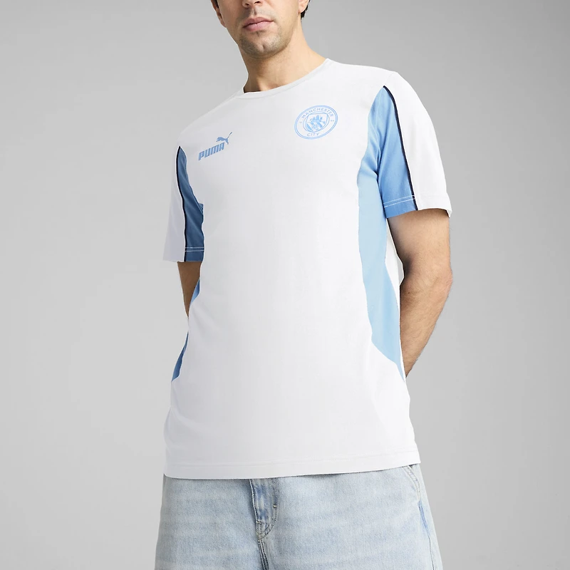 T-shirt blanc Puma Manchester City ftblARCHIVE pour homme