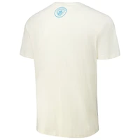 Men's Cream Manchester City Logo T-Shirt