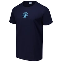 Men's Navy Manchester City Retro T-Shirt