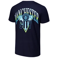 Men's Navy Manchester City Retro T-Shirt
